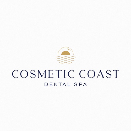 Design old money aesthetic for boutique cosmetic dental office located on the coast on NC Design by cuanbesar™