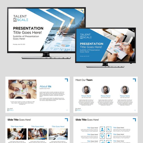 Powerpoint Template for Talent2Scale Design by Wisden