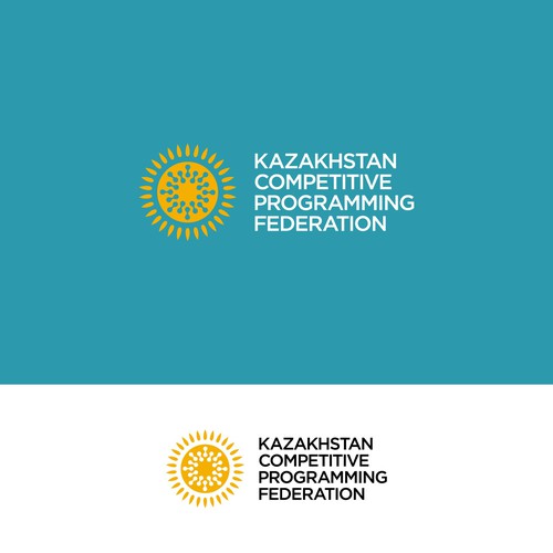 Logo for the Kazakhstan Competitive Programming Federation Design by 2Doo