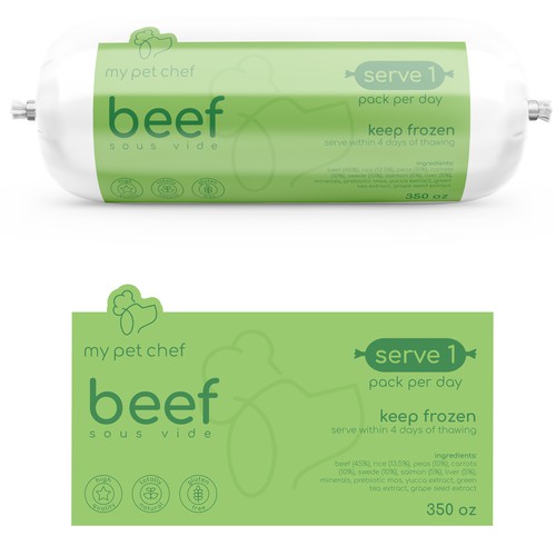 Premium Fresh Dog Food-ontwerp door Totoya