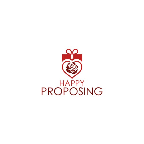 Design a romantic logo that appeals to men for a company that helps plan marriage proposals Design by ✅ LOGO OF GOD ™️