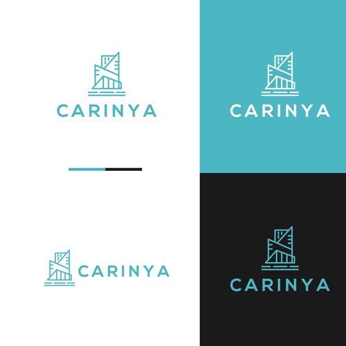 A logo for Carinya Apartments Design by OpheRocklab