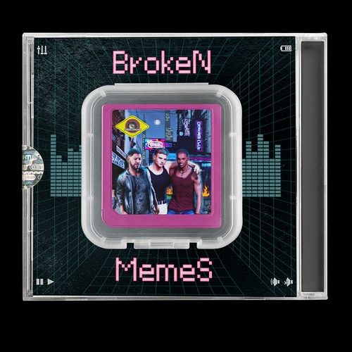 The Decay of America Except it's Hilarious and Aesthetic. (Broken Memes Album Cover) Design réalisé par Dara Kan