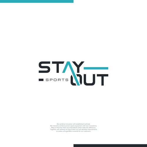 Logo for a sports brand "STAYOUT" Design by filipeandrecunha