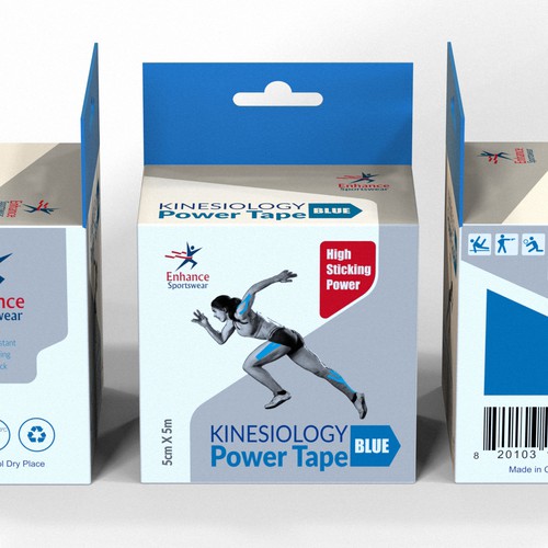 Design a Sports Tape Package Label - Quick turnaround Design by russell.the.ice