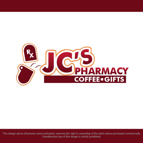 New logo wanted for JC's Pharmacy, Coffee, and Gift Réalisé par APP Designs