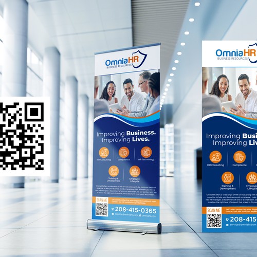 HR Consulting Company Tradeshow Banner Design by Sketch Media™