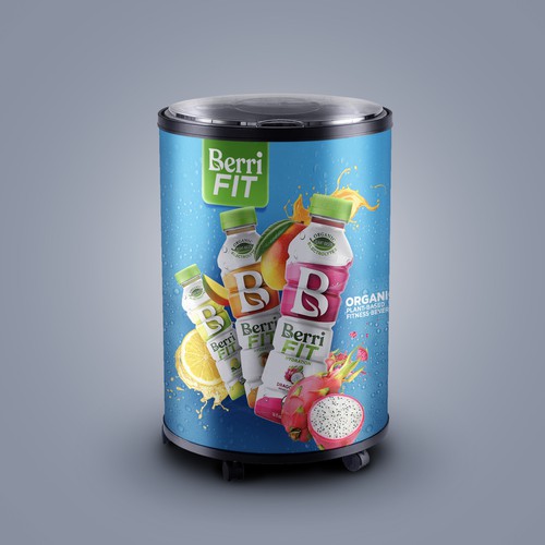 Branded Beverage Cooler Design by sougatacreative