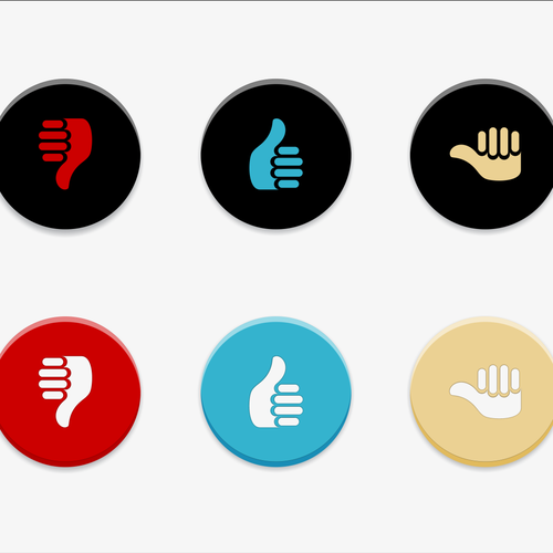 Icons That Indicate Good Bad And Neutral Designs アイコン ボタン コンペ 99designs