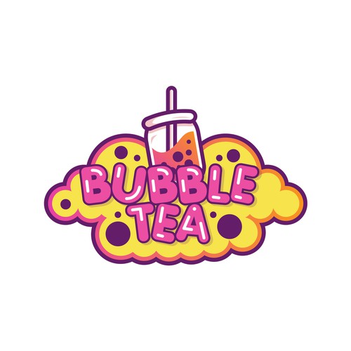 BUBBLE BUBBLE, brand of Bubble tea need its logo Design by Nganue