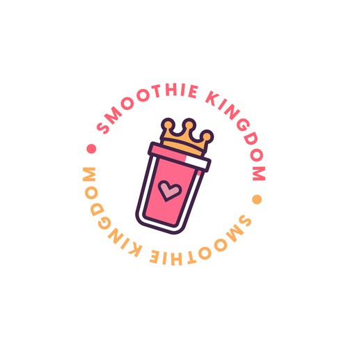 Logo for New Restaurant: Smoothie Kingdom Diseño de yasiraliii