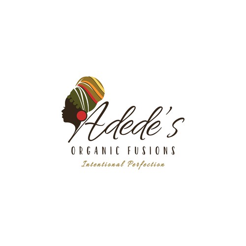 Vibrant African themed logo for an organic skin care company Design by GinaLó