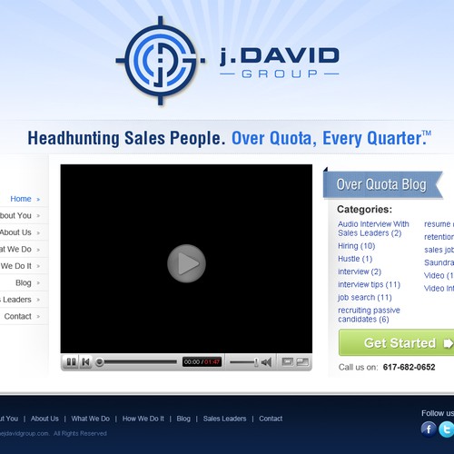 j. David Group needs a new website design Diseño de racob