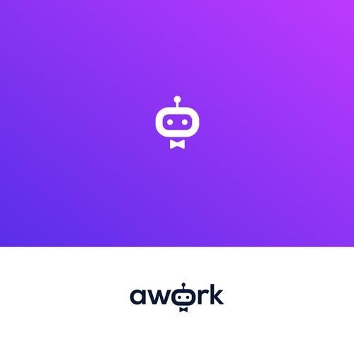 New logo for AI-based productivity software "awork" Diseño de Angela Cuellar