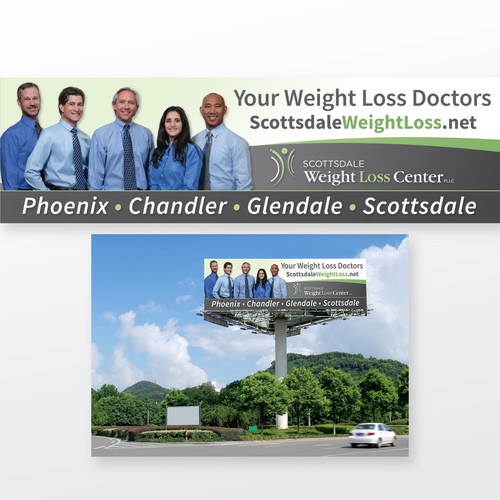 Weight loss billboard, Signage contest