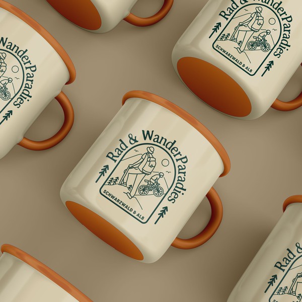 Logo Design für Rad- & Wanderparadis