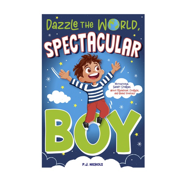 Fun & bold boys book cover