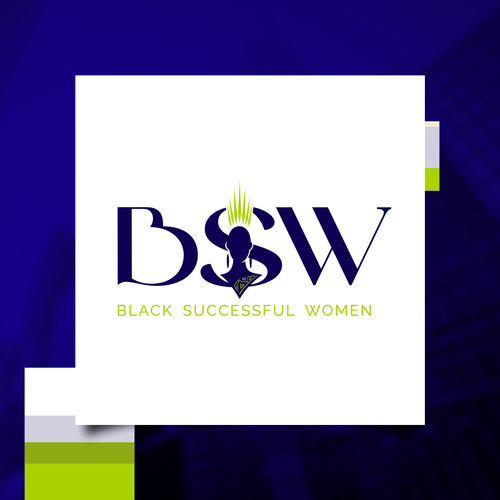 Upscale logo for the successful Black woman who wants to level up personally and professionally Design réalisé par dznWILD