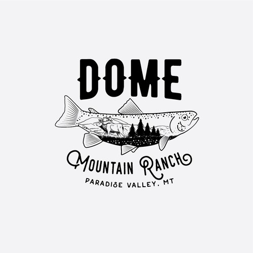 Dome Mountain Ranch Logo!!! Design by iyank iyo