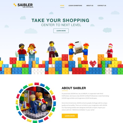 Web page design contest entry by pb⚡️