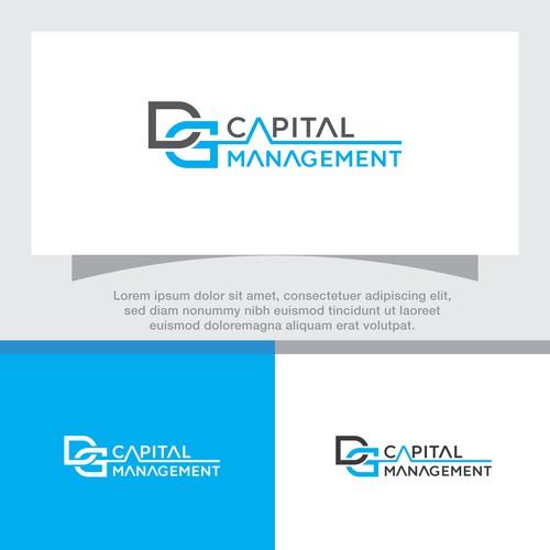 Logo & Brand guide for DG Capital Management an options trading Hedge Fund. Design by rouf_art