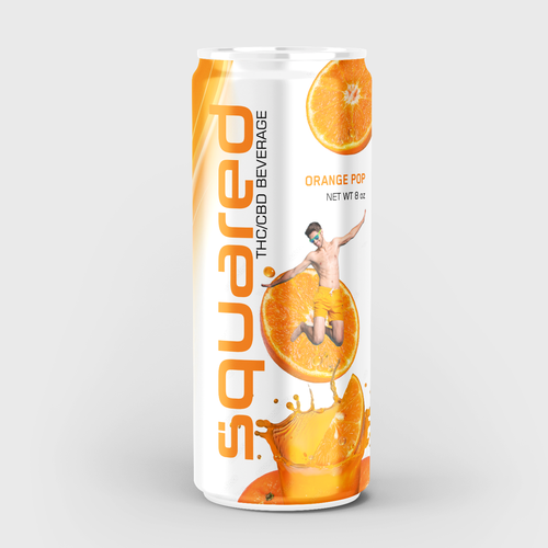 Clean - edgy beverage can for THC / CBD drink Design by SONUPARMAR