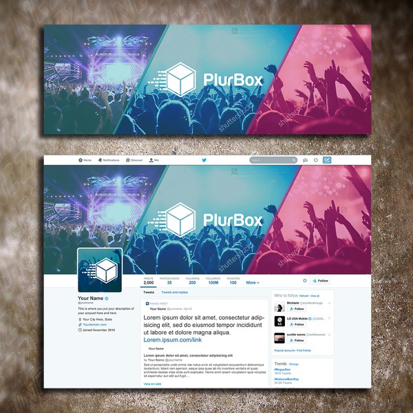 Diseño de Unezz titulado "Twitter Cover "