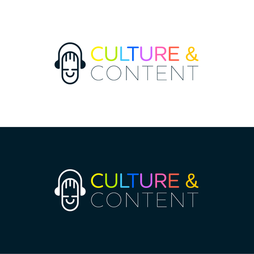 Podcast Logo for a Fun Business Podcast Intersecting Company Culture & Marketing Design by Nicusor Duman