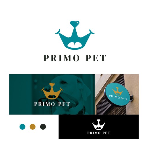 Design a logo for Primo Pet - a premium pet product brand. Design by sam_kalye