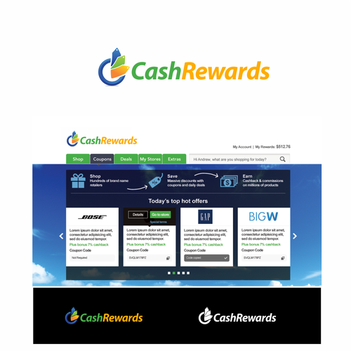 Create the new logo for Cash Rewards | Logo design contest