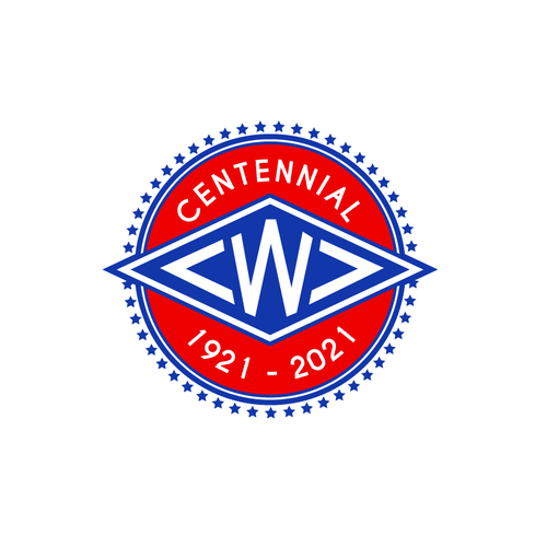 Centennial Anniversary Logo Design réalisé par Awomanstouch