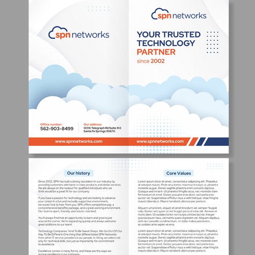 Technology Provider - Company Booklet Brochure Design by Dzhafir