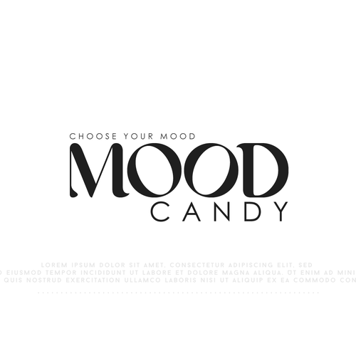 Logo for MOOD BOOSTING supplment called MOOD CANDY Design by MARLON KALIS