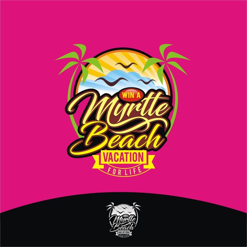 Win A Myrtle Beach Vacation For Life | Logo design contest