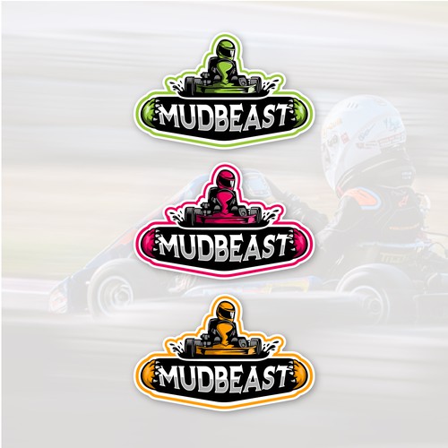 Design di Mud Beast!  Logo needed for a new line of off-road Go-Karts for kids di Brainbox Studio