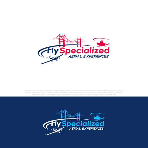 Helicopter | Aviation Company logo for flight experiences Réalisé par Walco