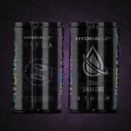 Hydra Cup 5 Pack OG Shaker Bottles Stand Out Women's Colors