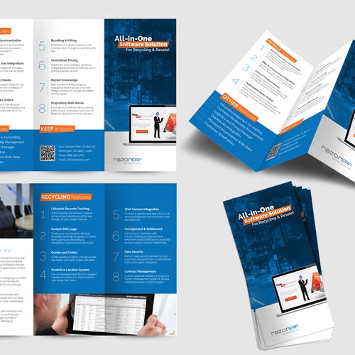 Create a feature-rich product brochure Design by Design Stoppage
