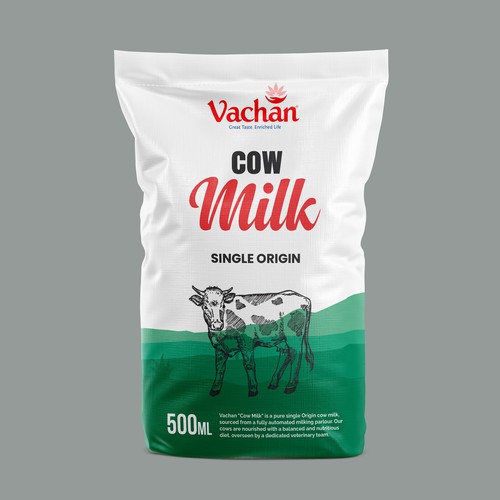 Vachan Cow Milk Design by Experiva