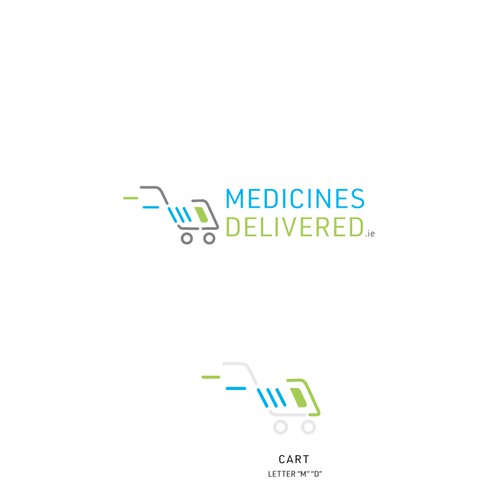 logo for online pharmacy medicinesdelivered.ie Design by RC22