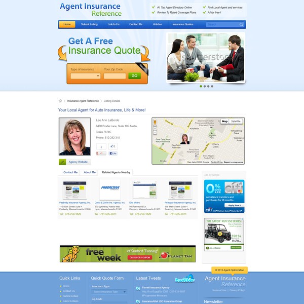 Design by Design KMO titled "Agent Insurance Reference "