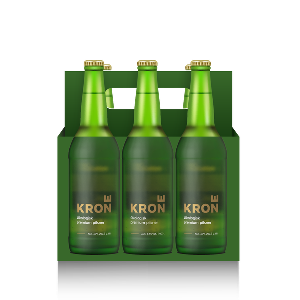 Package Design für ein Bier 6 Pack