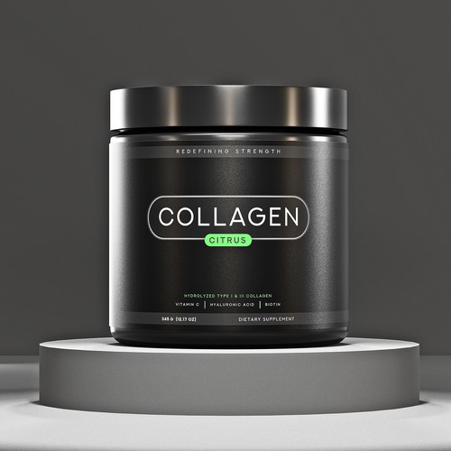Minimalist Supplement Label Design by ICHD Designs
