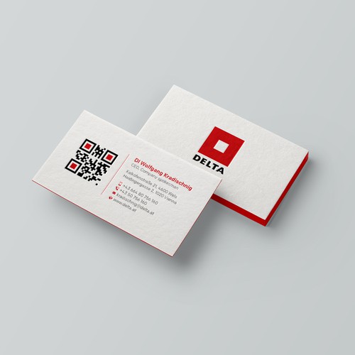 DELTA Business Card Relaunch Design réalisé par Design"Glory"