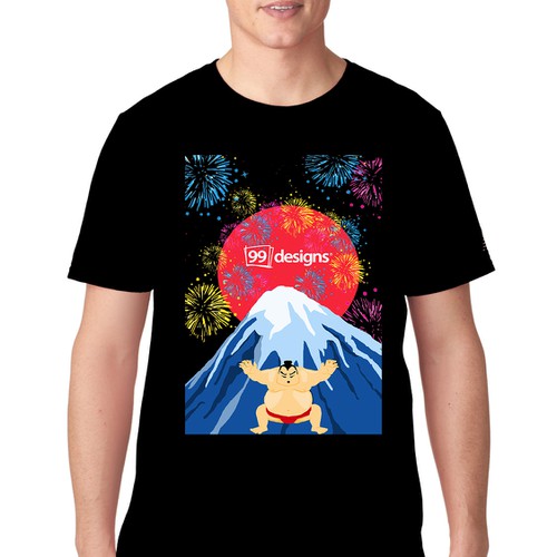 Design WANTED T-shirt design for 99designs JAPAN por Mon_cad