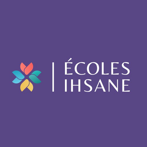 Logo des Écoles IHSANE créatif & moderne Design by bloomintype