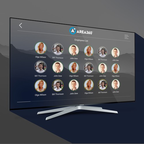 Engaging Employee Tracking Interface | Web page design contest