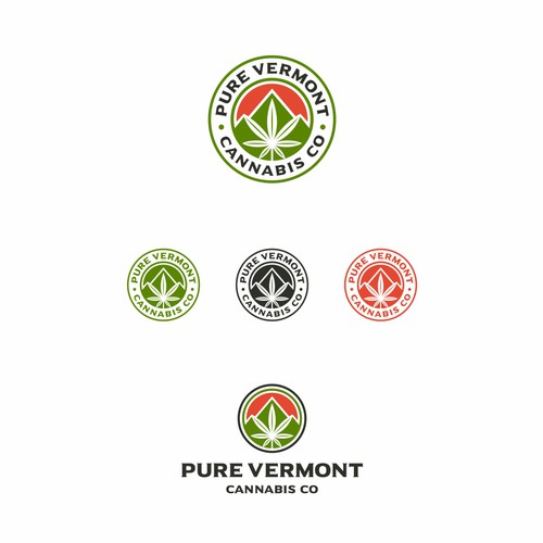 Cannabis Company Logo - Vermont, Organic Réalisé par salsa DAS