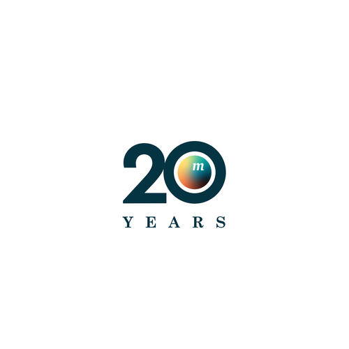 Design a 20 year company logo to celebrate this milestone. Design by Argim