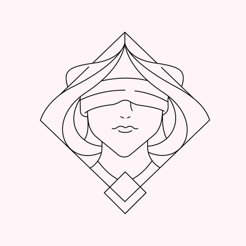 Fortuna Goddess Logo for Luxury French Jewelry House Design by Artmin